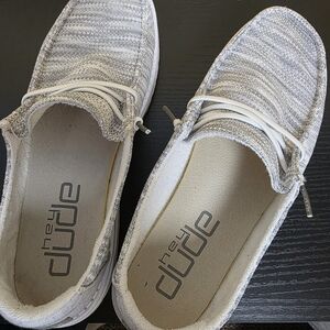 Hey Dude Light Gray Slip-On Shoes